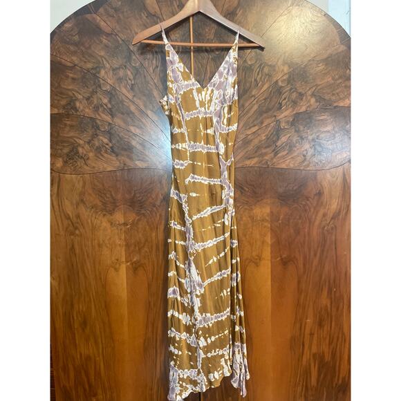 YFB (Revolve) Sweetie Midi Satin Slip Dress YOUNG FABULOUS & BROKE Size XS - Picture 3 of 5